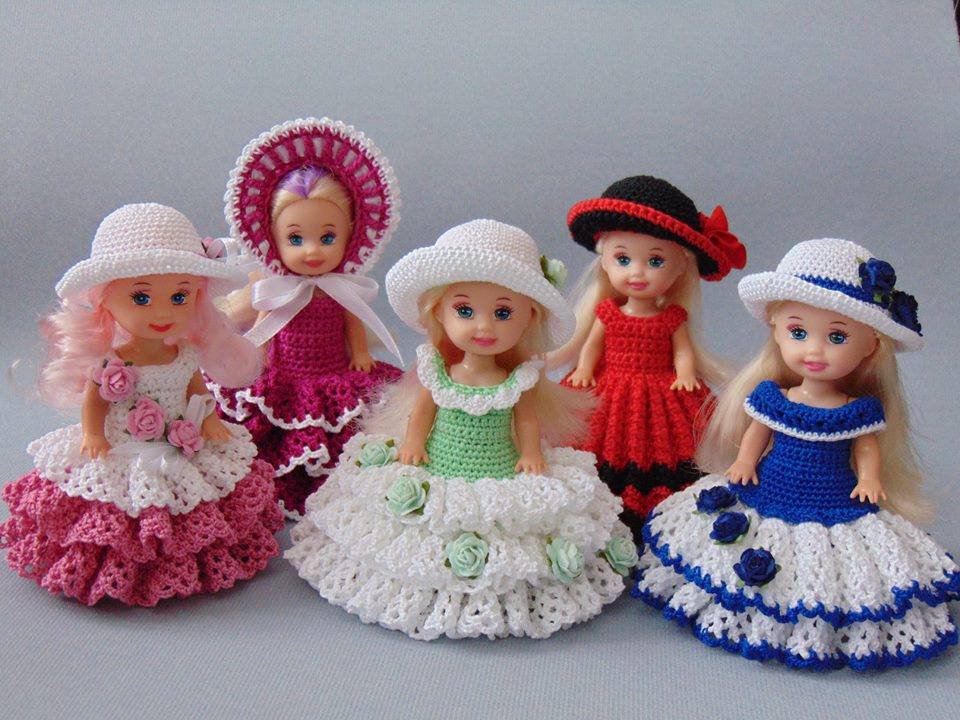 Kız Çocukları İçin Örgü Oyuncak Bebek Modelleri