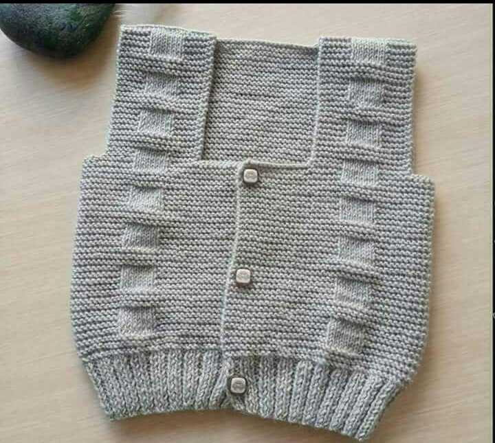 Tek parça yelek yapımı Örgü Dantel ve El işleri Sitesi