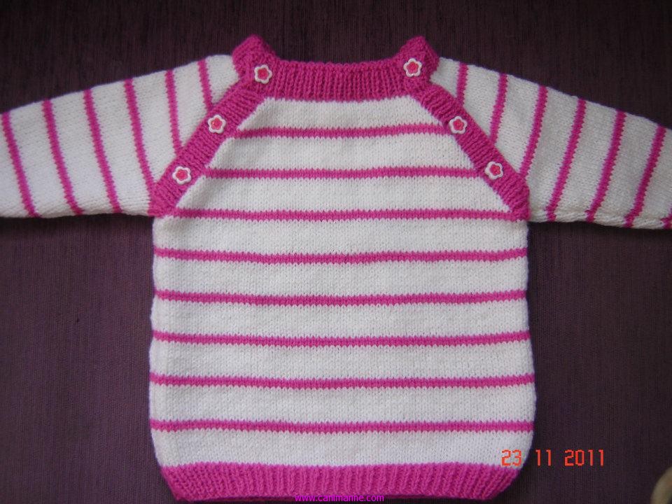 Reglan Kollu Bebek Kazağı Yapımı
