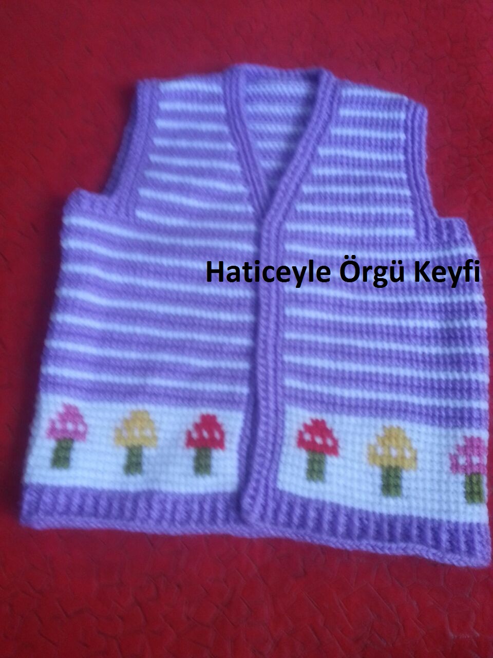 Mantarlı Bebek Kazak Yapılışı Mantarlı Bebek Kazak Yapılışı