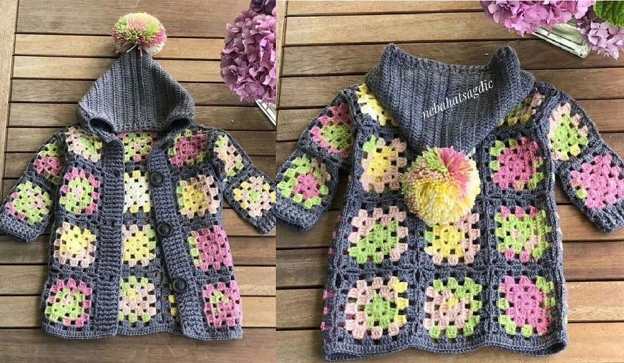 Tığ İşi Hanım Dilendi Bey Beğendi Örneğinde Çocuk Hırkası Tarifi. 2 Yaş